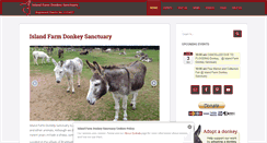 Desktop Screenshot of donkeyrescue.co.uk