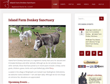 Tablet Screenshot of donkeyrescue.co.uk